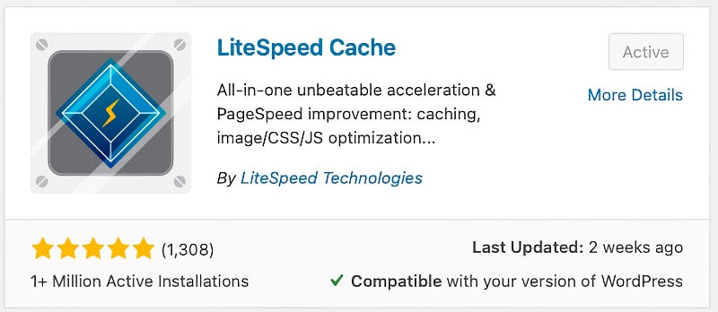 Installing the LiteSpeed Cache Plugin WordPress